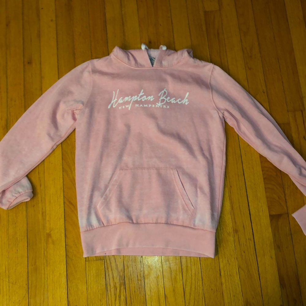 Hampton Beach Pink Hoodie